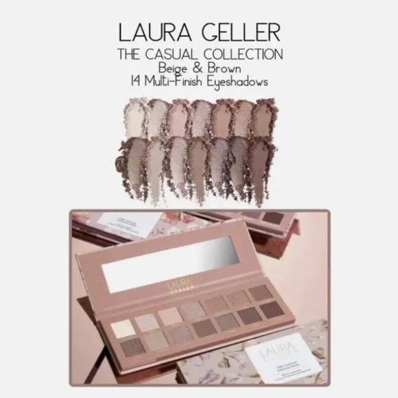 Laura Geller The Casual Collection Beige & Brown 14 Pan Multi-Finish Eyeshadow - Picture 3 of 6